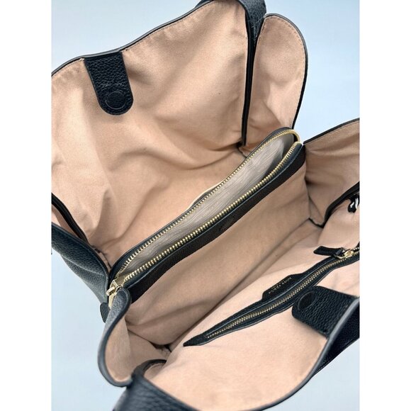 KATE SPADE NY Knott pebbled leather large shoulder bag - Black (Used) - Picture 8 of 16